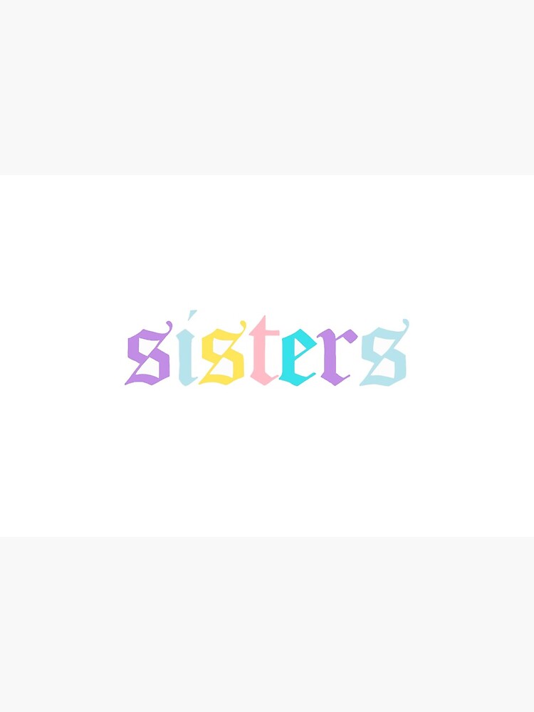 PASTEL James Charles Merch Sisters official logo rainbow Art Board Print