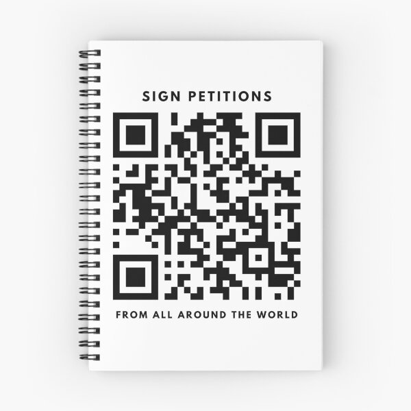 Item preview, Petitions from All Around The World QR Code designed and sold by KaARTehan.