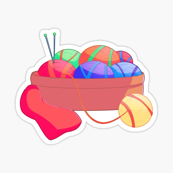 Yarn Balls Sticker