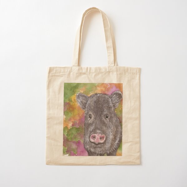 Javelina, Sonoran Desert Cotton Tote Bag