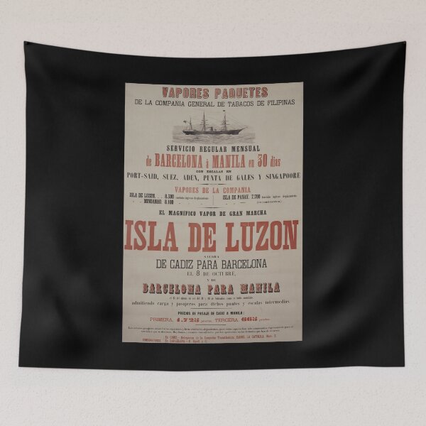 Item preview, retro classic Isla de luzon poster designed and sold by CorasPosters.