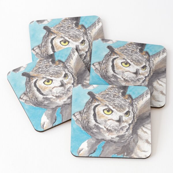 Item preview, Great Horned Owl, Sonoran Desert designed and sold by tracyannholmes.