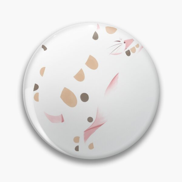 Item preview, Cute Pink Polka Cat designed and sold by Cat2D.