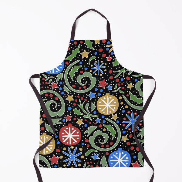Item preview, Christmas Holiday Print with Ornaments and Stars designed and sold by JoniandCo.