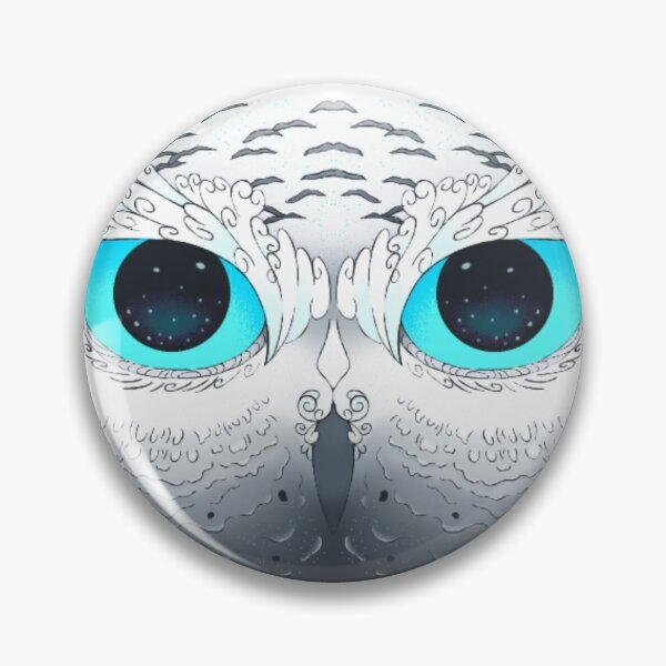 Item preview, Starry Eyed Snow Owl designed and sold by RosaArts.