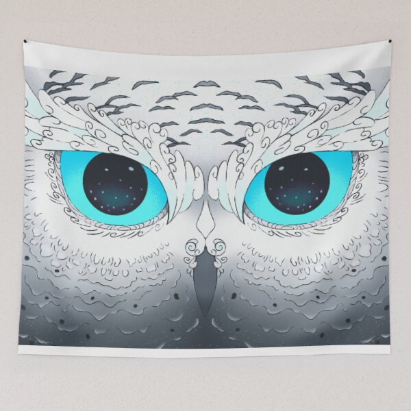 Item preview, Starry Eyed Snow Owl designed and sold by RosaArts.