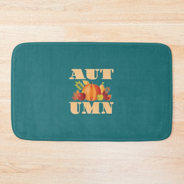 Item preview, Autumn Season Fall Leaves Fun Cute Pumpkin print designed and sold by doodabobs.