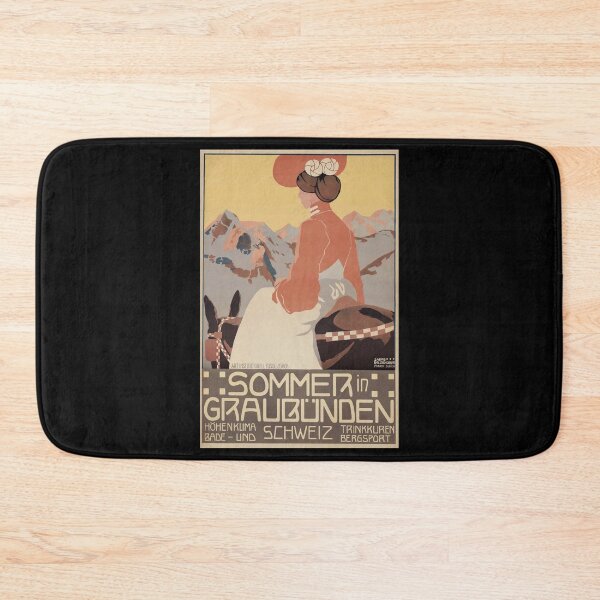 Item preview, retro classic Sommer in Graubuenden poster designed and sold by CorasPosters.