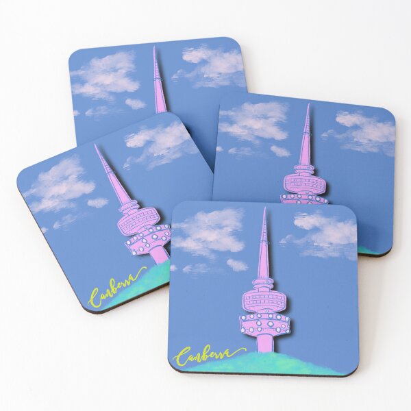 Item preview, Canberra Telstra Tower - paper cut brights designed and sold by Lisa Kalma | Brindie.