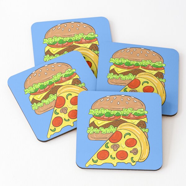 Aperçu de l'œuvre Hamburger et pizza créée et vendue par missmann.