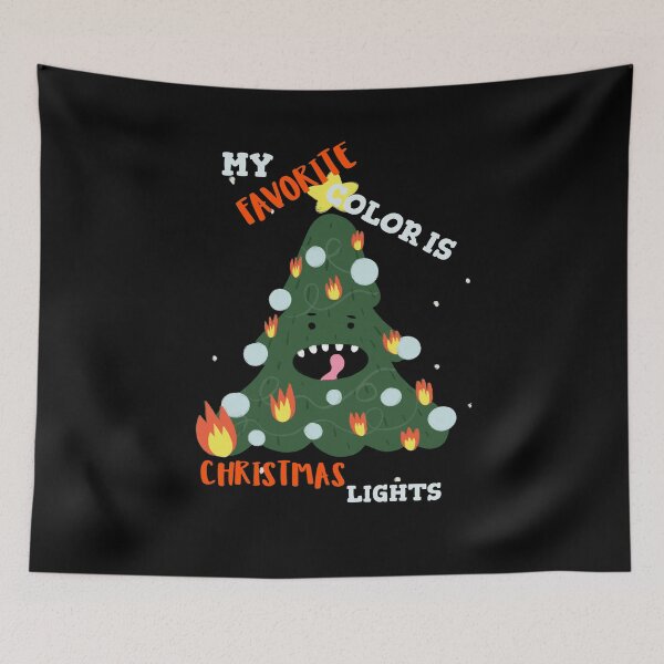 Item preview, My favorite color is Christmas lights designed and sold by dreamofdenim.