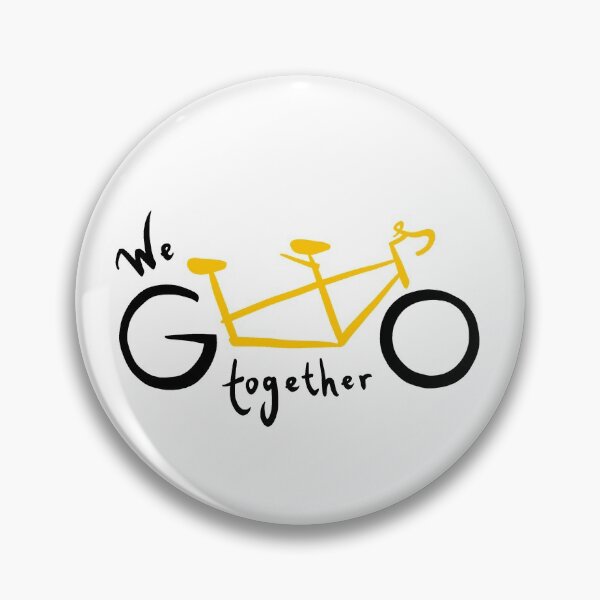 Item preview, We go together - yellow designed and sold by Tandem Celebrations.