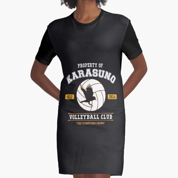 Propriété du Karasuno Volleyball Club Haikyuu Robe t-shirt