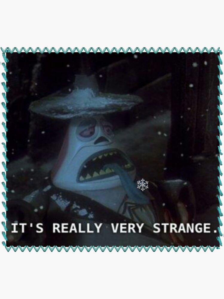 "The nightmare before Christmas mayor" Sticker for Sale by Pixiedrop