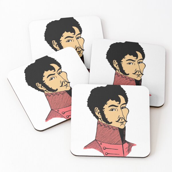 Item preview, Simon bolivar illustration with red cloths . designed and sold by Ani1111.