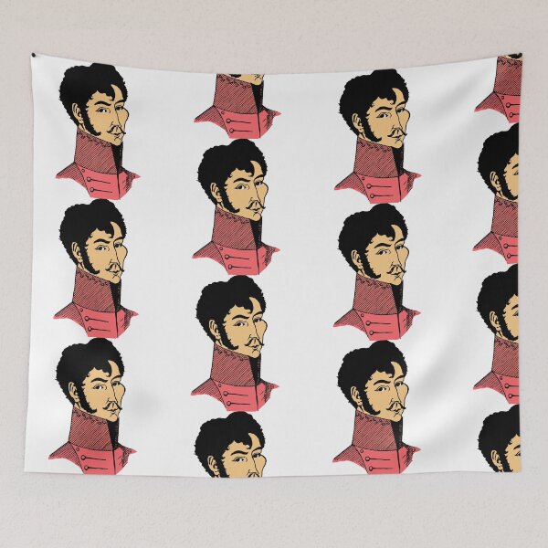 Item preview, Simon bolivar illustration with red cloths . designed and sold by Ani1111.