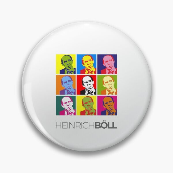 Item preview,  Heinrich Böll pop-art portrait poster designed and sold by CMYKStudio.