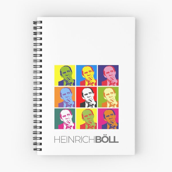 Item preview,  Heinrich Böll pop-art portrait poster designed and sold by CMYKStudio.