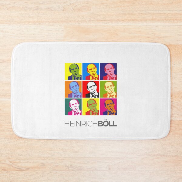 Item preview,  Heinrich Böll pop-art portrait poster designed and sold by CMYKStudio.