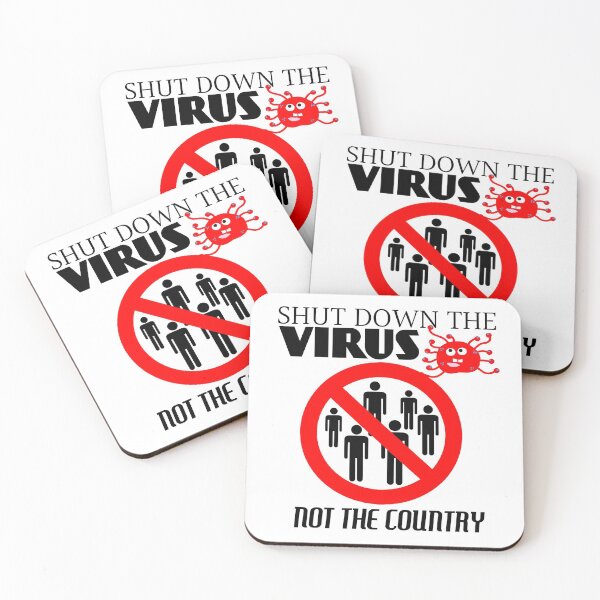 Item preview,  SHUT DOWN THE VIRUS NOT THE COUNTRY FANNY ITEMS designed and sold by safiel5.