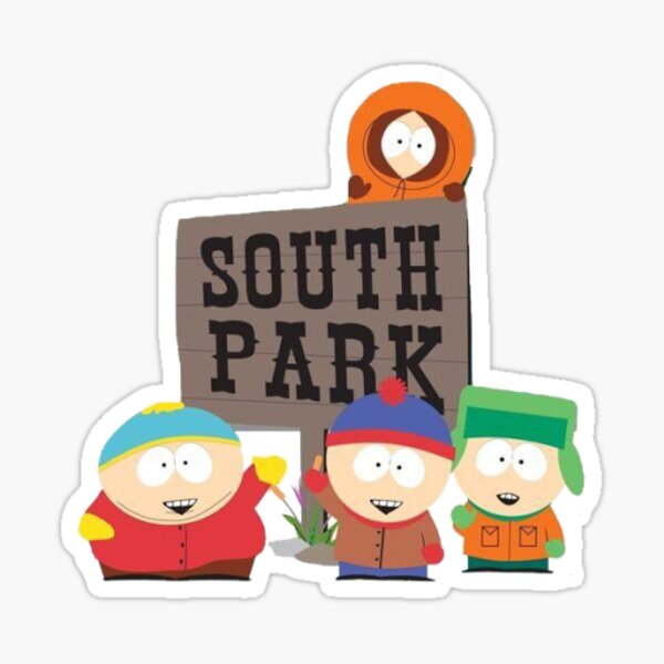 southpark<3 Sticker for Sale by anoushkabh