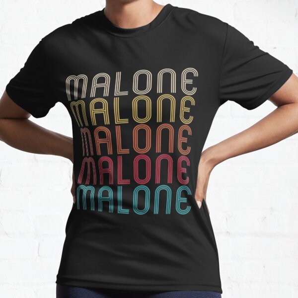 Malone Retro Vintage Style Name T-Shirt Active T-Shirt