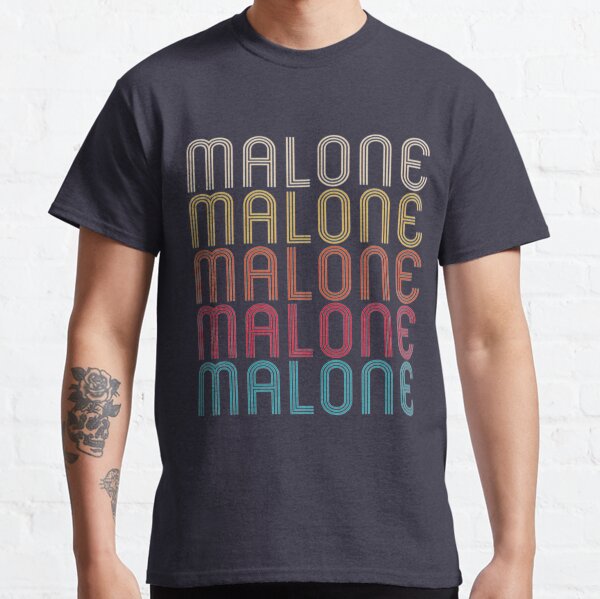Malone Retro Vintage Style Name T-Shirt Classic T-Shirt