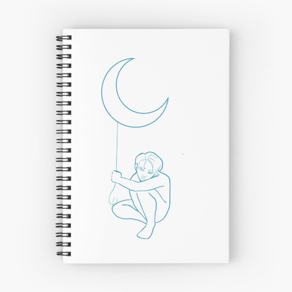 Item preview, the boy with the moon balloon designed and sold by Lexolasart.