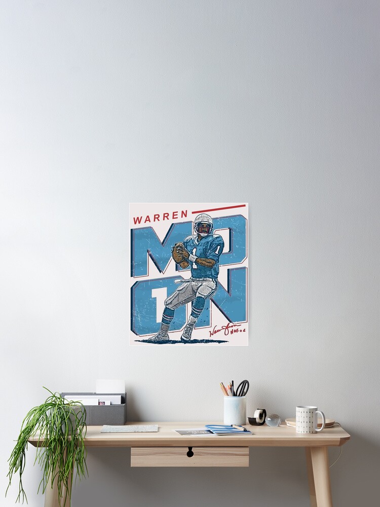 Warren Moon Houston Throwbacks Poster