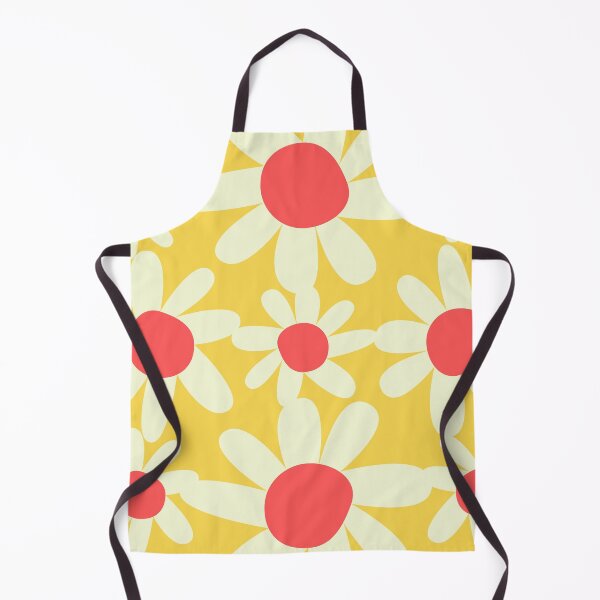 Vista previa del artículo con la obra «Diseño floral amarillo, coral y crema de Christie Olstad», diseñado y vendido por Christie Olstad.