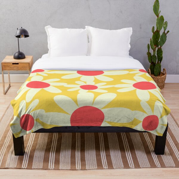 Item preview, Yellow, Coral, and Cream Floral Pattern Design by Christie Olstad designed and sold by Christie Olstad.