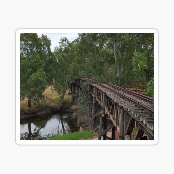 Item preview, Old Gundagai Rail Bridge designed and sold by Nicola Leyh.