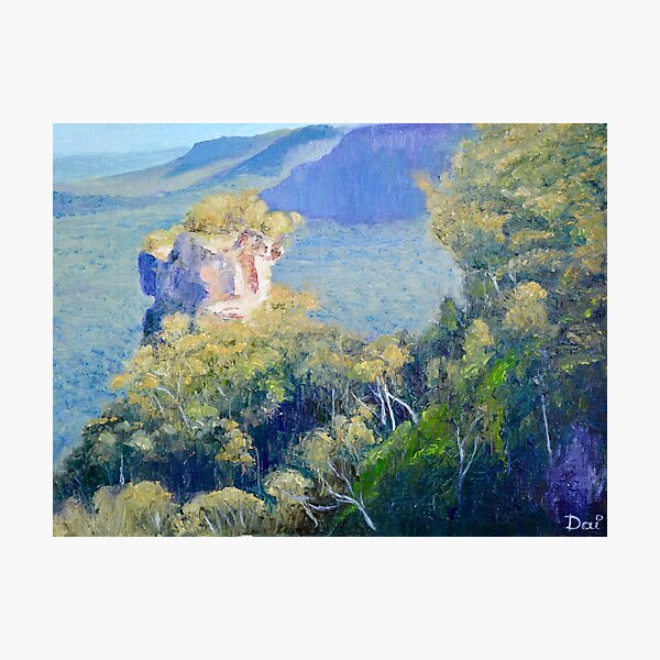 Item preview, Orphan Rock at Katoomba in Australia's Blue Mountains designed and sold by Dai Wynn Fine Art.