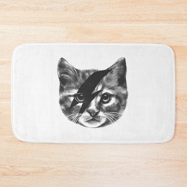Item preview, Ziggy Stardust Cat kitten i love cats kitty meow punk 70s designed and sold by SLWprints.