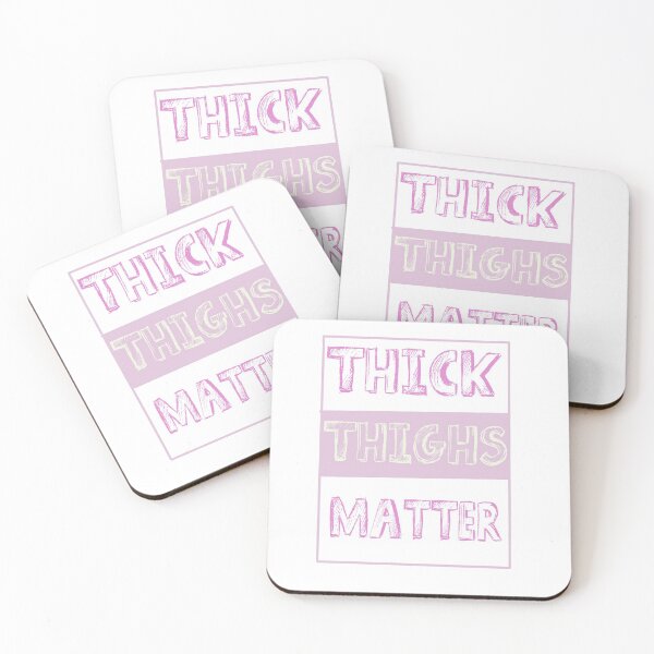Item preview, Thick Thighs Matter Shirt Funny Gym Fitness Tee Powerlifting designed and sold by creativepod.