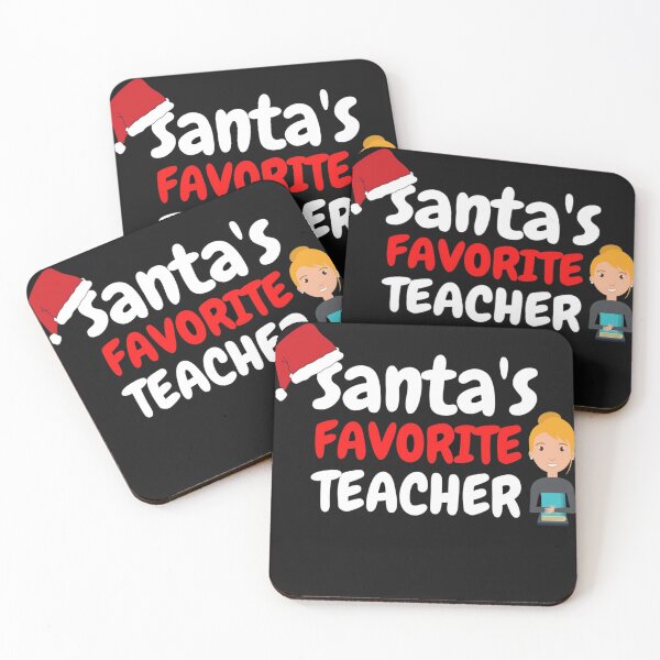 Item preview, SANTA'S FAVORITE TEACHER Christmas gift for teacher santa claus designed and sold by shivani21061993.