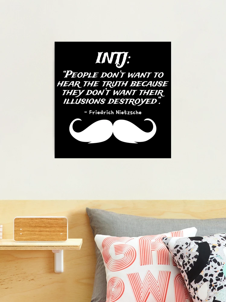 MBTI Wall Poster - INTJ Quotes from Famous INTJs - 18 x 24