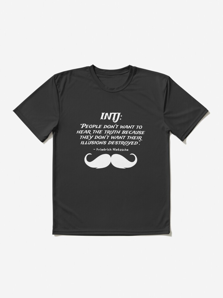 INTJ Nietzsche Quote T-Shirt, INTJ Mask, Myers Briggs, Typology, MBTI, Personality  Type Poster for Sale by IdeaPangea