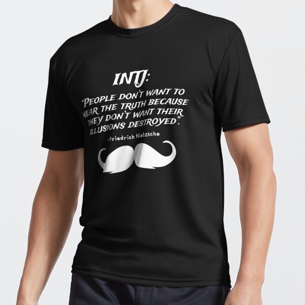 INTJ Nietzsche Quote T-Shirt, INTJ Mask, Myers Briggs, Typology, MBTI, Personality  Type Poster for Sale by IdeaPangea