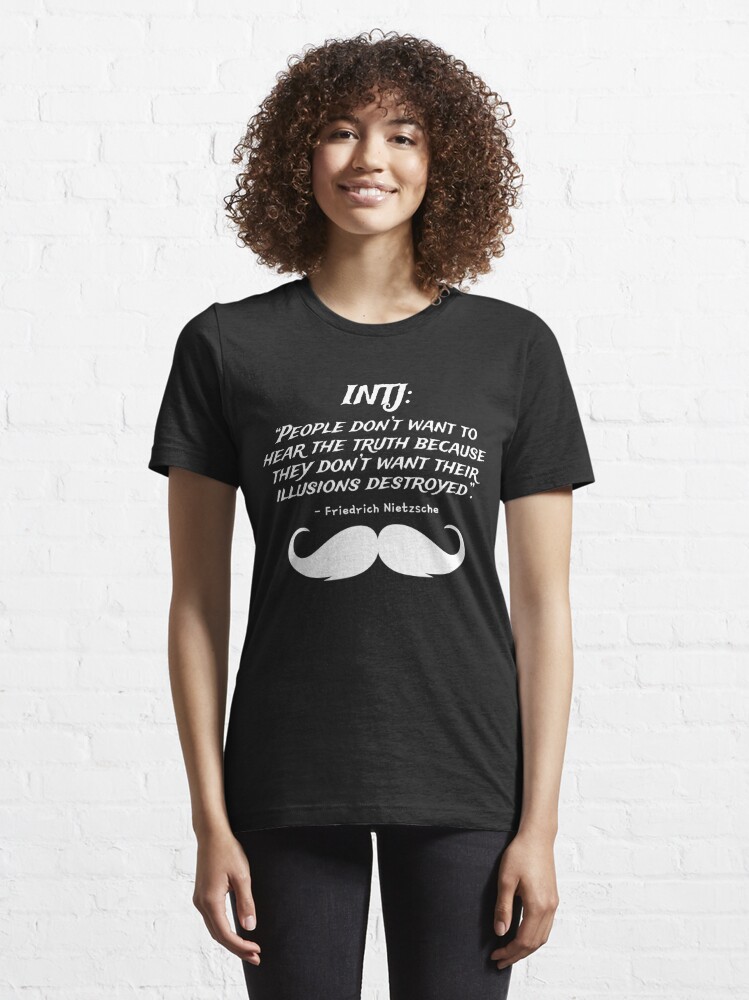 INTJ Nietzsche Quote T-Shirt, INTJ Mask, Myers Briggs, Typology, MBTI, Personality  Type Poster for Sale by IdeaPangea