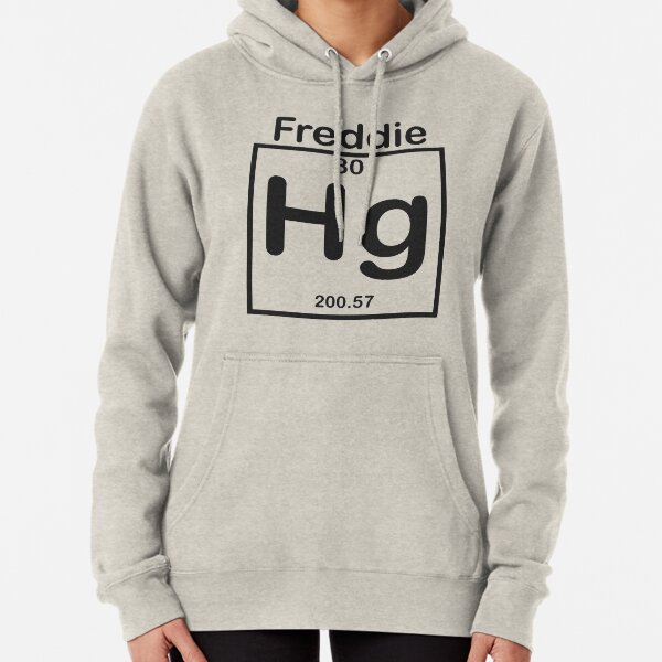Freddie Mercury Queen Band Shirt Hg Tableau Périodique Chimie Sweat à capuche épais