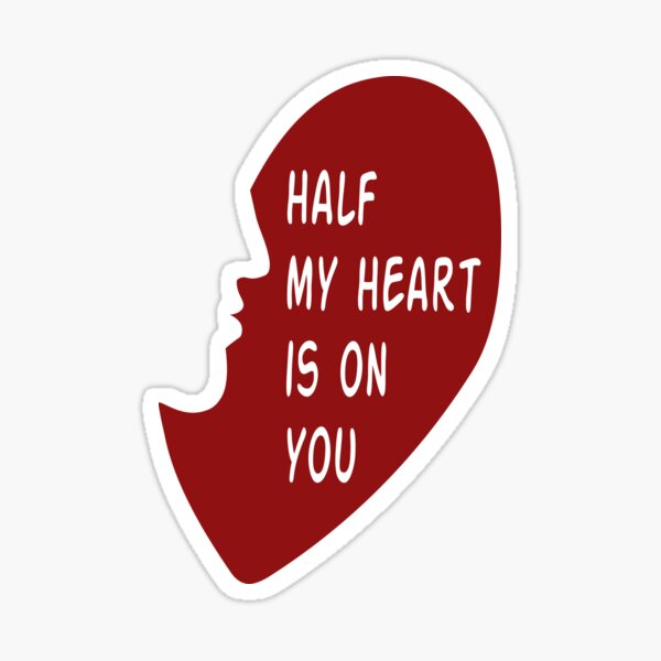 Pas des cœurs chromés mais un demi-cœur Sticker