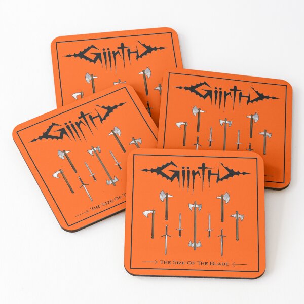 Item preview, Giirth: The Size Of The Blade (Ep Artwork) Black Font & Logo designed and sold by Jessie Slamwhorella.
