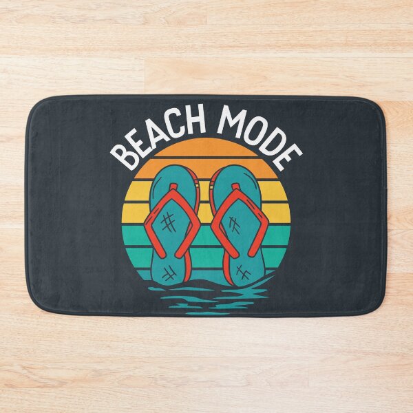 Item preview, Beach Mode | Fun Flip Flop Vacation Emblem designed and sold by SLAG-Creative.