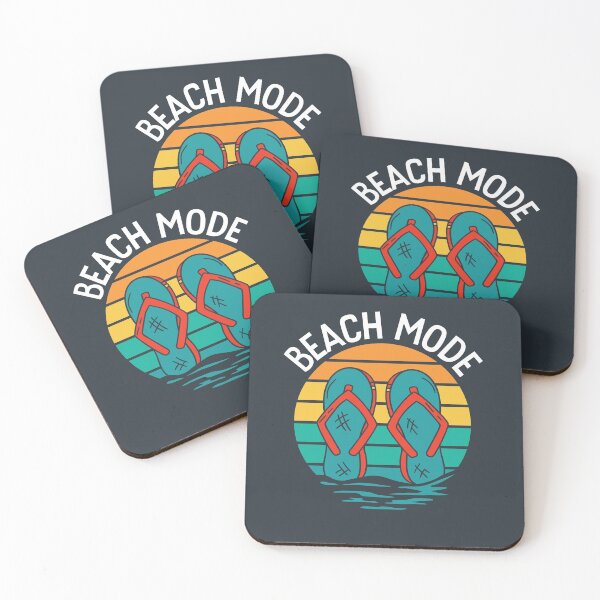 Item preview, Beach Mode | Fun Flip Flop Vacation Emblem designed and sold by SLAG-Creative.