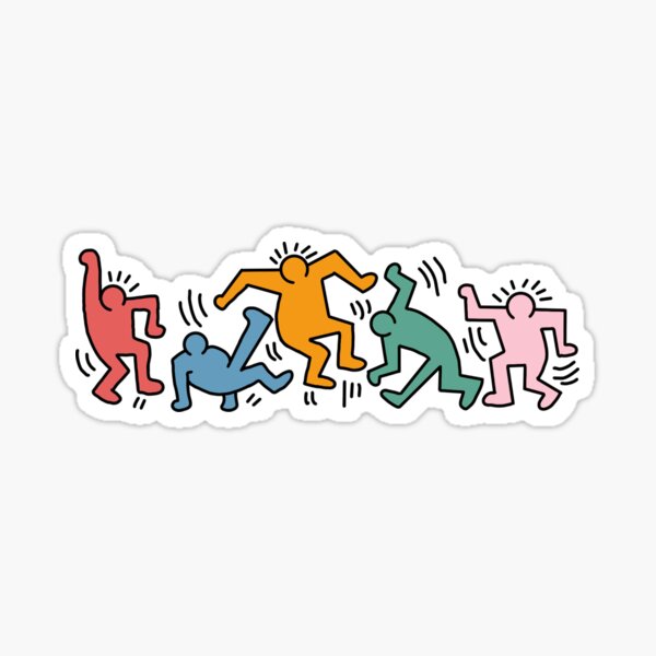 pastel haring personnes Sticker
