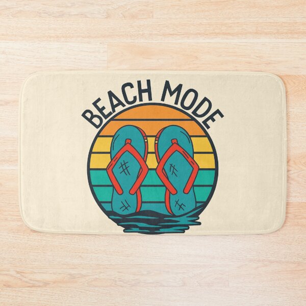 Item preview, Beach Mode | Fun Flip Flop Vacation Emblem designed and sold by SLAG-Creative.