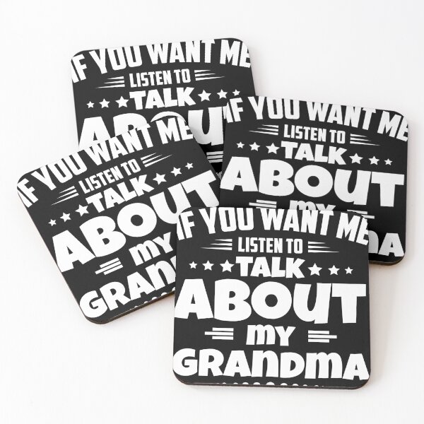 Item preview, if you want me listen to talk about my grandma  designed and sold by hasanmasud.