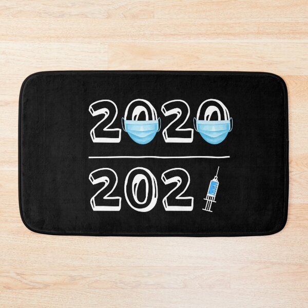 Item preview, Funny Happy New Year 2021 vs 2020 Vaccine Syringe designed and sold by Saad Akchich.