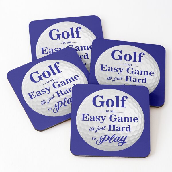 Item preview, Golf Quote, Golf is and Easy Game, it's just hard to play designed and sold by Kiwidom.